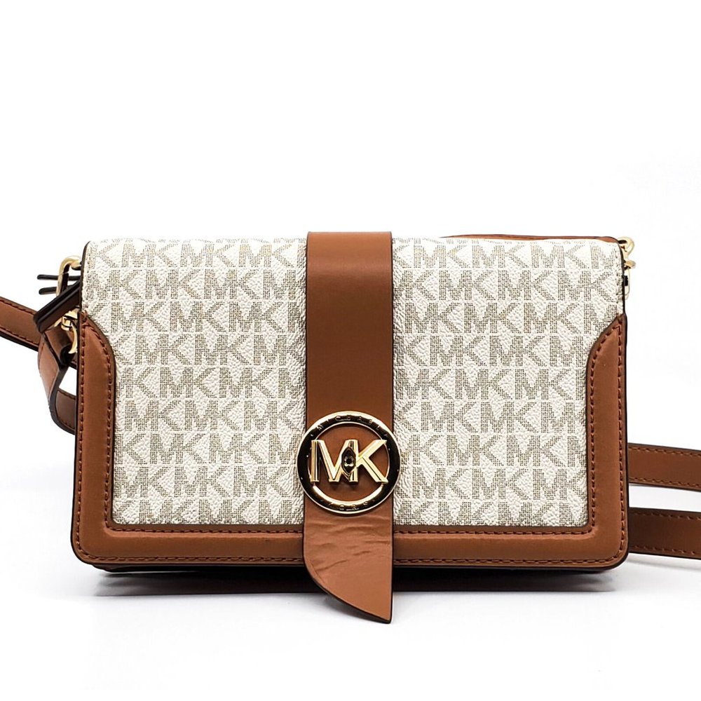 NWD Michael Kors MK Print Shoulder Bag $250.00 - Picture 1 of 7